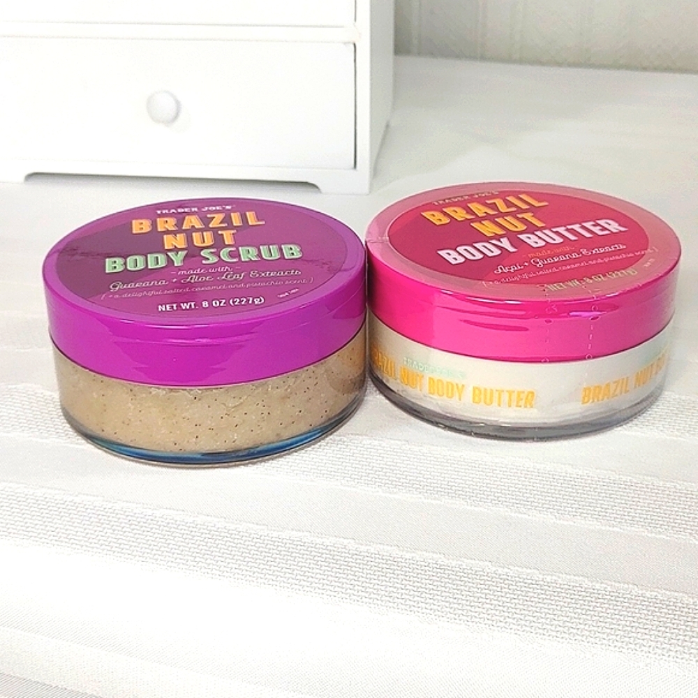 Trader Joe’s BRAZIL NUT Body Butter & Body Scrub Set - Picture 2 of 5